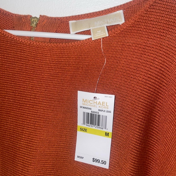 Burnt orange michael kors tunic - Picture 2 of 3